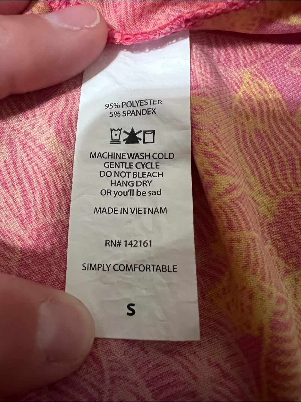 LuLaRoe Azure Pink and Yellow Floral Circle Skirt - Picture 4 of 4
